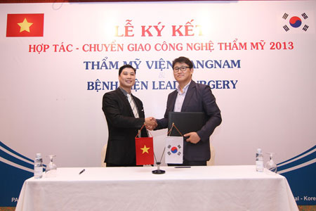 Hợp tác với bệnh viện thẩm mỹ Lead Surgery Hàn Quốc