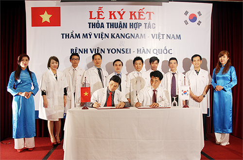 thẩm mỹ viện Kangnam hợp tác với bệnh viện Yonsen Hàn Quốc